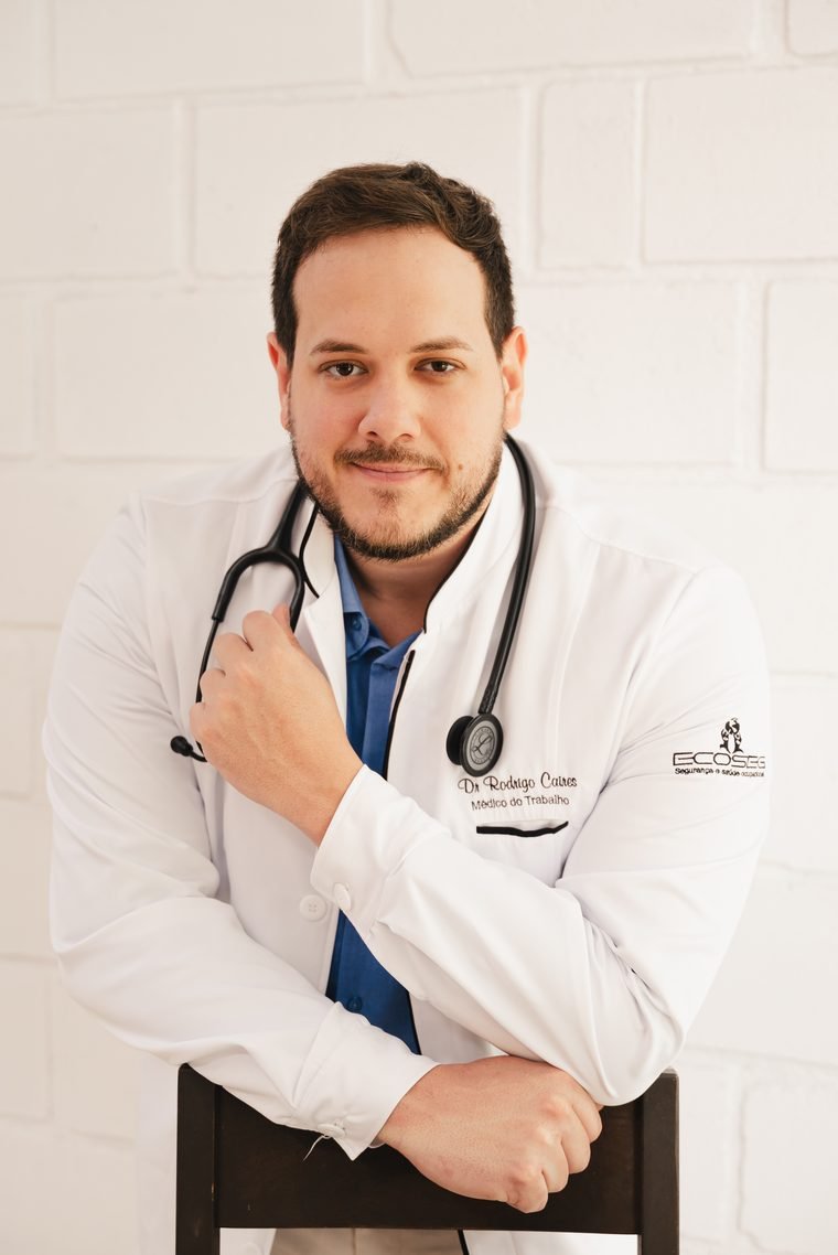 Dr. Rodrigo Caires, médico perito e CEO da ECOSEG PREVENT